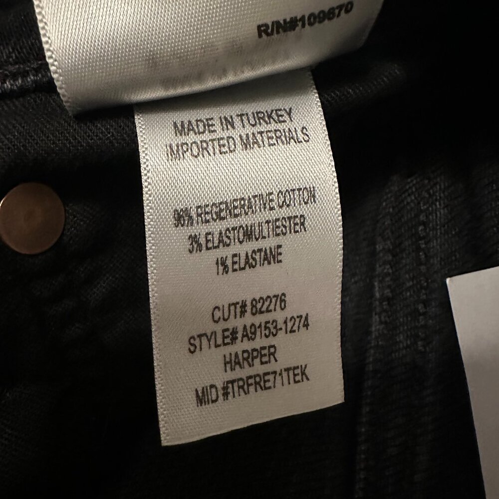 NWT AGOLDE Harper Jean in Hush - Size 24 - Picture 5 of 9